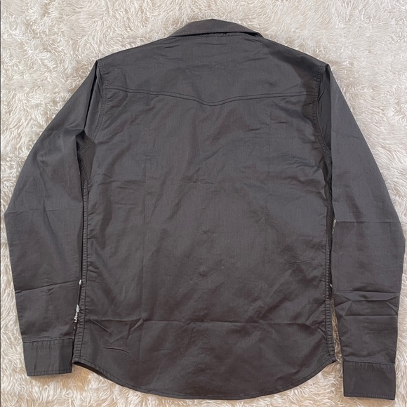 Men’s Outlander Charcoal Casual Button Down Shirt S - Picture 5 of 9